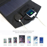 Foldable Solar Panel 5V 18V Battery Charger 21W Phone Charger