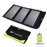 Foldable Solar Panel 5V 18V Battery Charger 21W Phone Charger