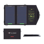 Foldable Solar Panel 5V 18V Battery Charger 21W Phone Charger