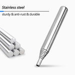 Collapsible Blow Fire Tube Stainless Steel Campfire Pocket Bellows