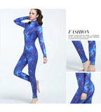 Women 3mm Neoprene Zipper Swimsuit Full Body Jumpsuits Wetsuits Swimming Surfing