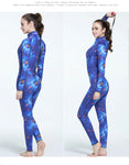 Women 3mm Neoprene Zipper Swimsuit Full Body Jumpsuits Wetsuits Swimming Surfing