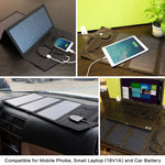 Foldable Solar Panel 5V 18V Battery Charger 21W Phone Charger