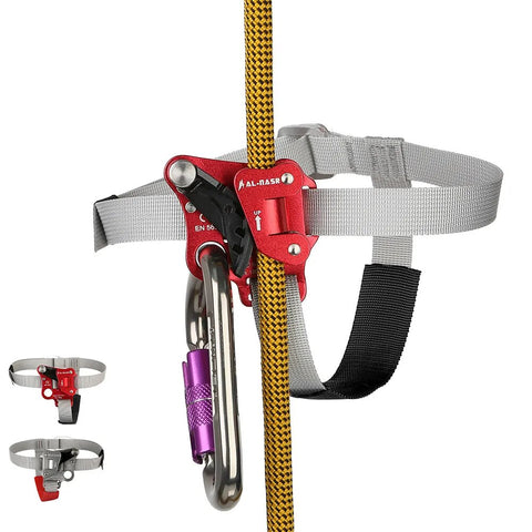 SRT Rock Climbing Foot Ascender w/Pedal Belt