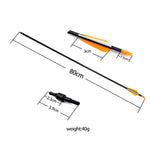 31 Inches Fiberglass Arrow Diameter 8mm for Recurve Bow Long Bow