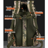 Oulylan 60L Camouflage Tactical Backpack Waterproof Storage Rucksack