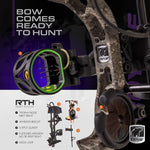 Compound Bow Package 27” Draw Length 50 Lb. Draw Weight, Up to 290 FPS