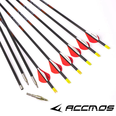 Pure Carbon Arrow Spines300 350 400 500 600 700 800 31inch