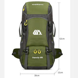 Rucksack Large Capacity Travel Men 50L Waterproof Hiking Camping Backpack