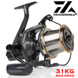 Carbon Fiber, Spinning Reel,8000-12000, Long Casting, 31KG Max Drag