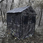 Deluxe Steel Frame 3 or 4 Person Hunting Ground Blind Anchoring System Included