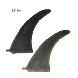 9.5inch single fin longboard fiberglass surfboard  Center Fins High quality