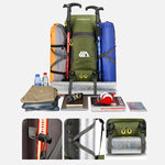 Rucksack Large Capacity Travel Men 50L Waterproof Hiking Camping Backpack