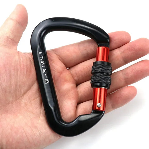 Carabiner Rock Climbing 30kN High Altitude Operation Equipment Aluminum Alloy