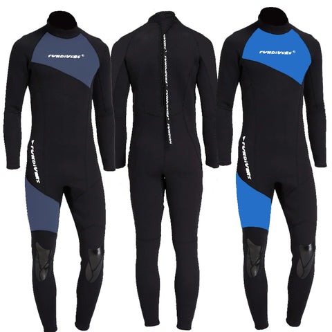 Men‘s Neoprene 2mm Wetsuit  Warm Diving Suit Swimwear  One Piece