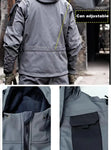 Men's Winter Fleece Army Military Waterproof Softshell Jackets Coat Trousers