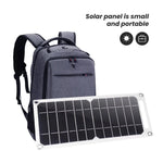 35W Solar Panel With USB Waterproof Mobile Phone Charging Bank 6.8V