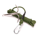 Stainless Steel Climbing Claw Ice Rock Hook Mountaineering Grappling Hook Survival