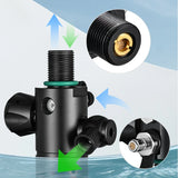 2L Scuba Diving Equipment D Set Mini  Tank  Mask/Adapter Cylinder Oxygen Bottle Underwater Snorkeling Set