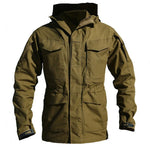 M65 UK US Army Windbreaker Military Field Jackets Men's Waterproof Coat Hoodie