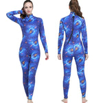 Women 3mm Neoprene Zipper Swimsuit Full Body Jumpsuits Wetsuits Swimming Surfing