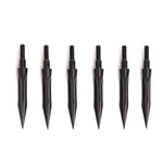 6/12pcs 125 Grains Carbon Steel Broad Arrow Head Tips