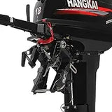 Heavy-Duty Outboard Motor 2-Stroke 18HP Engine 246cc Marine Short Shaft