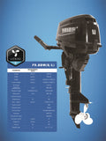 Free shipment Yamabisi 4 stroke 9.8hp Outboard Motor Gasoline