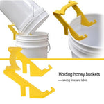 1 Pc Beekeeping Honey Gallon Bucket Holder Plastic