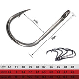 1000PCS Fishing Hook Set High Carbon Steel