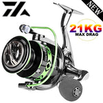 21KG Max Drag, Alloy Gear, Alloy Spool, Metal Arm, Foot, Spinning Reel Saltwater