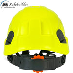 CE Safety Helmet with Visor Clear & Tinted 6-Point Suspension ANSI Z89.1 Approved