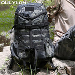 Oulylan 60L Camouflage Tactical Backpack Waterproof Storage Rucksack