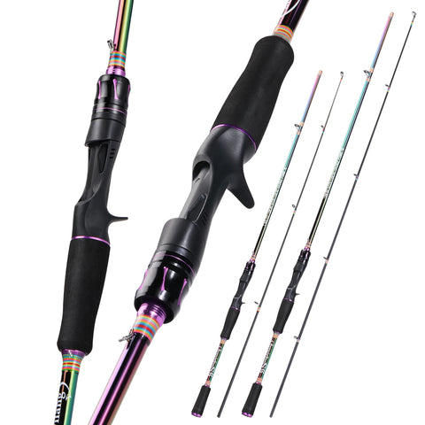 1.8m Carbon Fishing Pole 2 Sections Casting/Spinning Freshwater/Saltwater