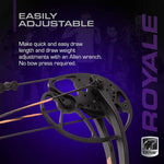 Compound Bow Package 27” Draw Length 50 Lb. Draw Weight, Up to 290 FPS