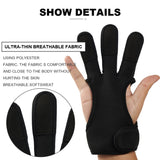 Archery Finger Guard Neoprene Shooting Gloves