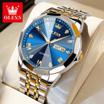 Quartz Watch Waterproof Luminous Time Date Week