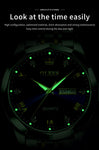 Quartz Watch Waterproof Luminous Time Date Week