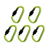 5PCS Carabiner Clips Aluminum Buckle