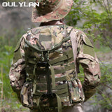 Oulylan 60L Camouflage Tactical Backpack Waterproof Storage Rucksack