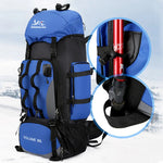 90L Waterproof Backpack Rucksack Large Capacity Sports Bag Camping Equipment