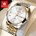 Quartz Watch Waterproof Luminous Time Date Week