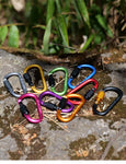 5PCS Carabiner Clips Aluminum Buckle