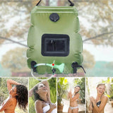 Solar Shower Bag 20L Solar Heating Shower Bag Hot Water Temperature 45°C