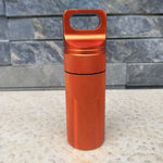 Waterproof Survival Equipment Aluminum Pill Bottle EDC