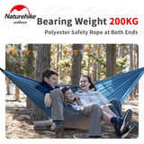 Swing Hammock Ultralight 600g Anti Rollover 200kg Bearing Weight