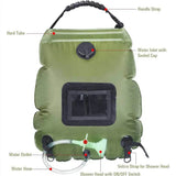 Solar Shower Bag 20L Solar Heating Shower Bag Hot Water Temperature 45°C