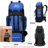 90L Waterproof Backpack Rucksack Large Capacity Sports Bag Camping Equipment