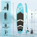 FBSPORT 11' Premium Stand Up Paddle Board, with Durable SUP Accessories & Carry Bag