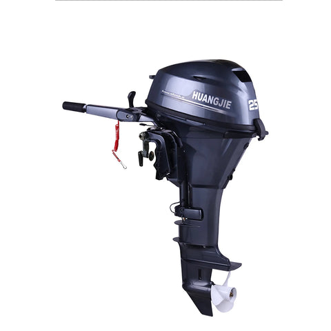 Free Shipment Huangjie 4 Stroke outboard motor 25hp Boat Engine Gasoline Manual Start Sea Doo